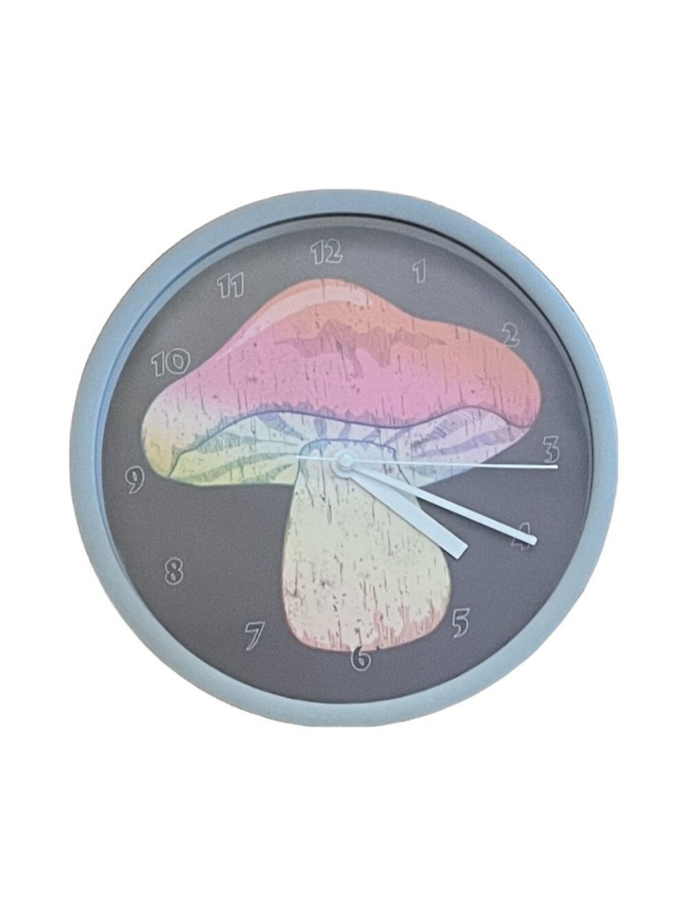 Mushroom 9" Wall Clock